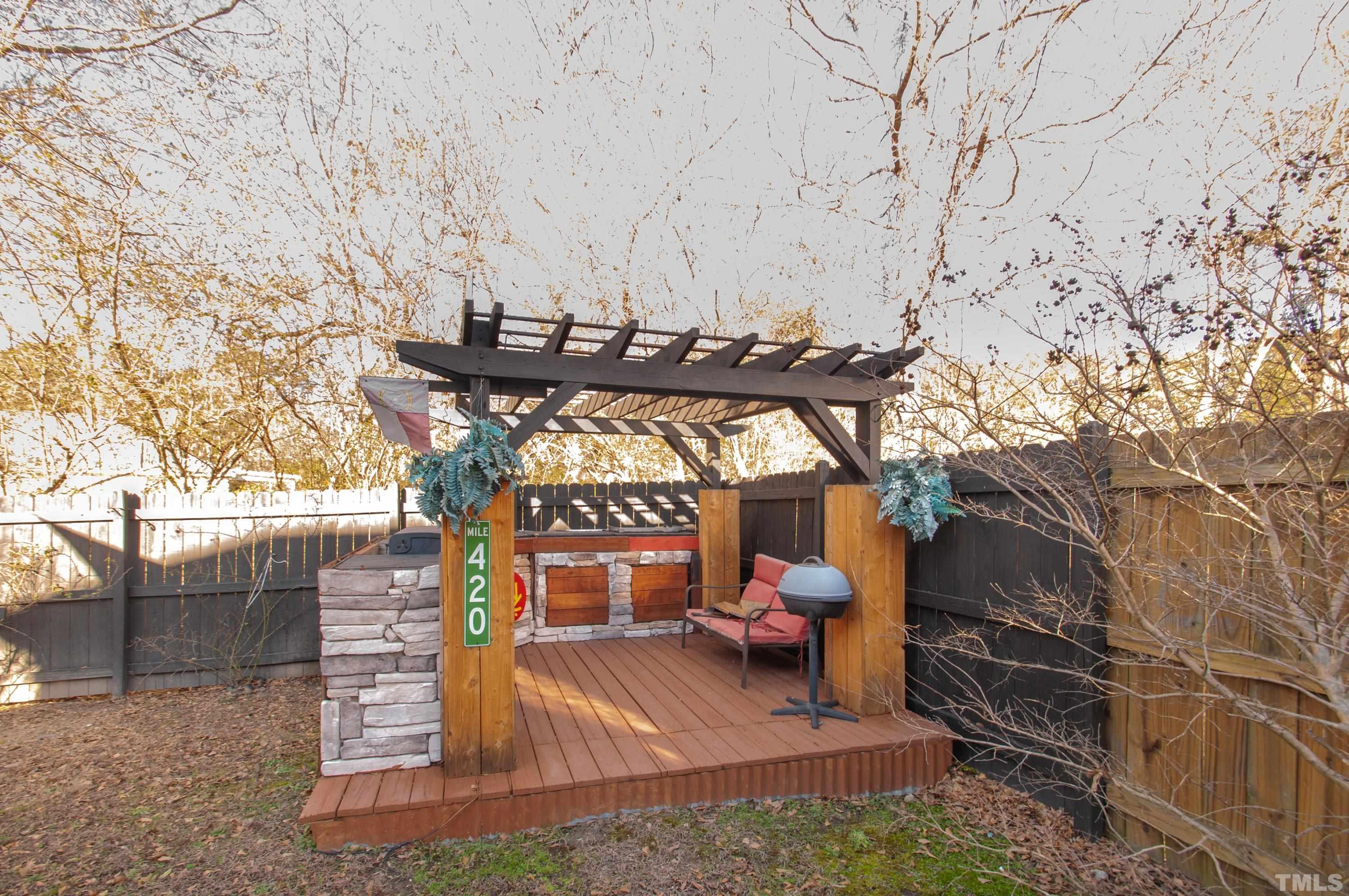 3921 Joe And Ruth Lee Drive Raleigh, NC 27610 - Photo 5 of 36 a view of yard with outdoor seating