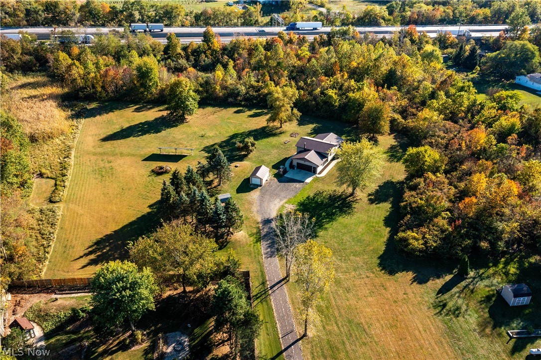 6760 Mason Road Berlin Heights, OH 44814 - Photo 44 of 49 Aerial overview of property's location with rural landscape