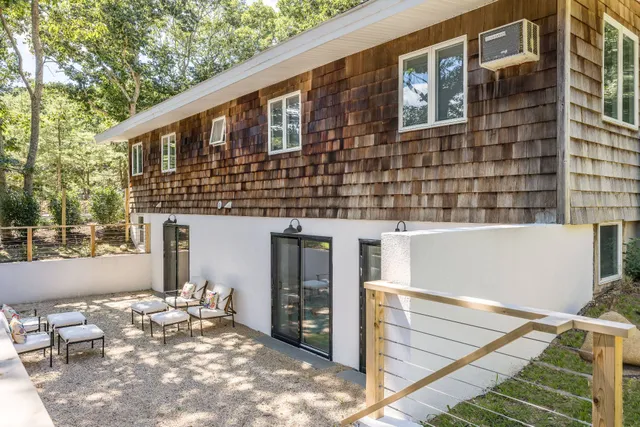 a front view of a house with windows