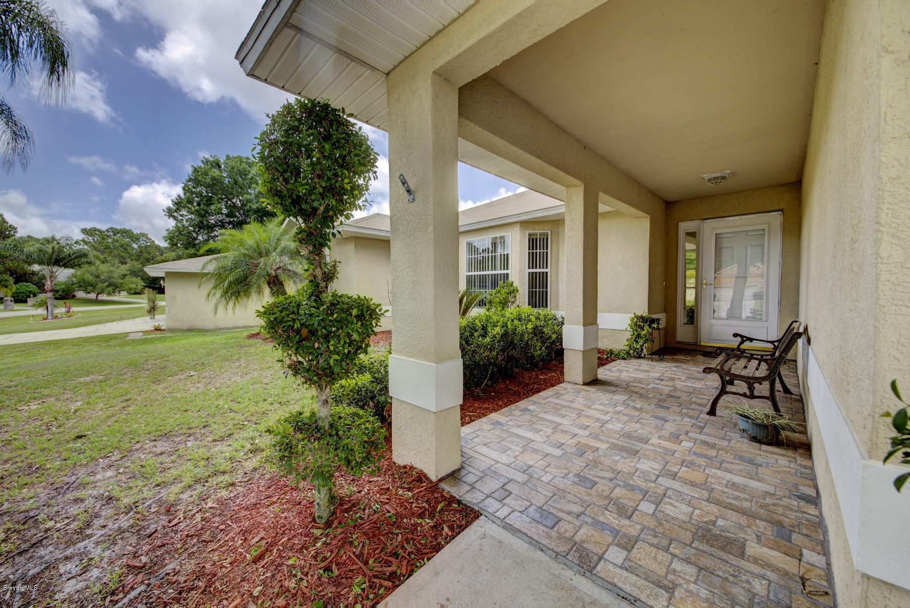 720 Furth Road Northwest Palm Bay, FL 32907 - Photo 2 of 24 Covered Front Entryway