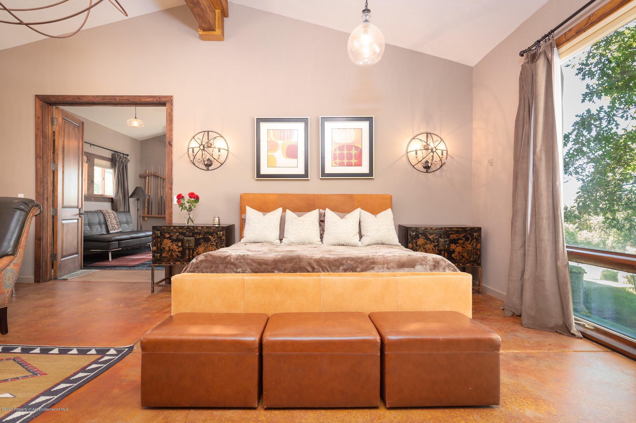 2000 Stone Road Basalt, CO 81621 - Photo 23 of 47 a bedroom with a bed and window