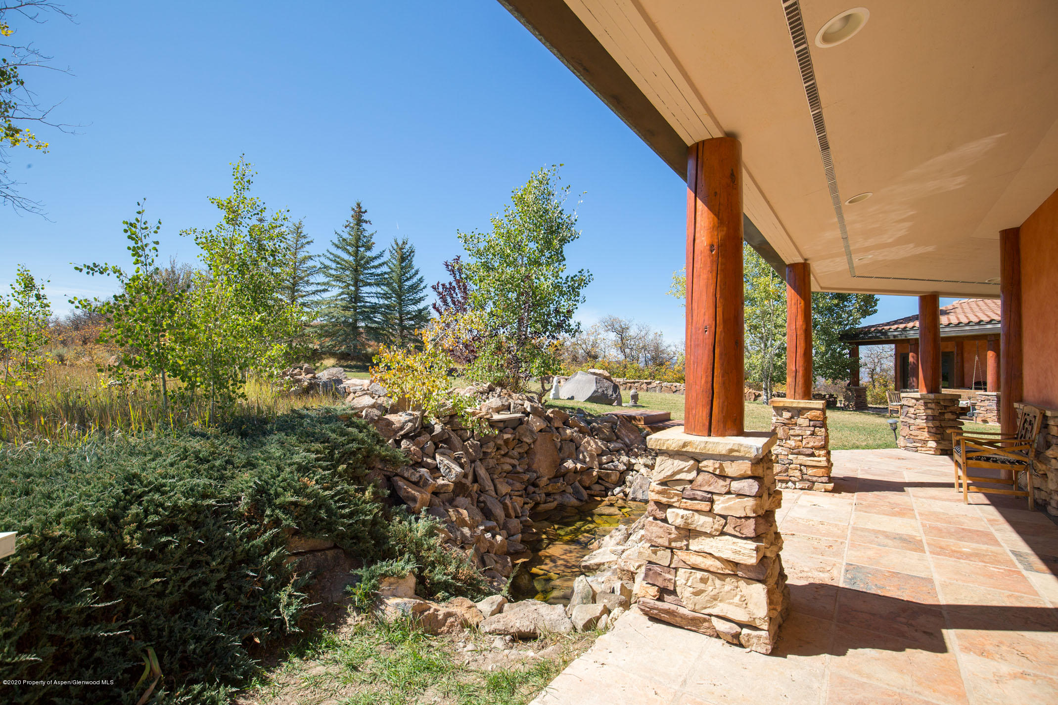 2000 Stone Road Basalt, CO 81621 - Photo 34 of 47 a view of a backyard of the house