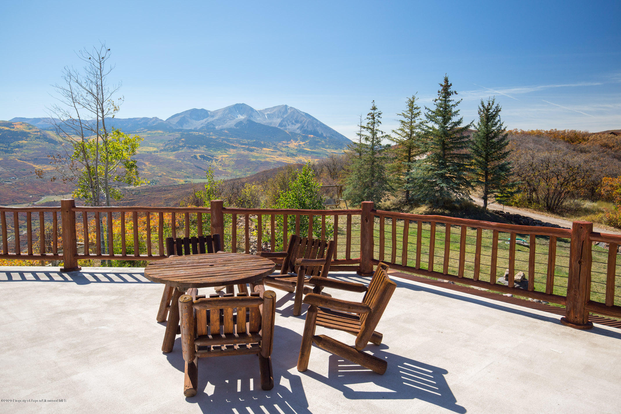 2000 Stone Road Basalt, CO 81621 - Photo 40 of 47 a view of a chairs and table on the roof deck