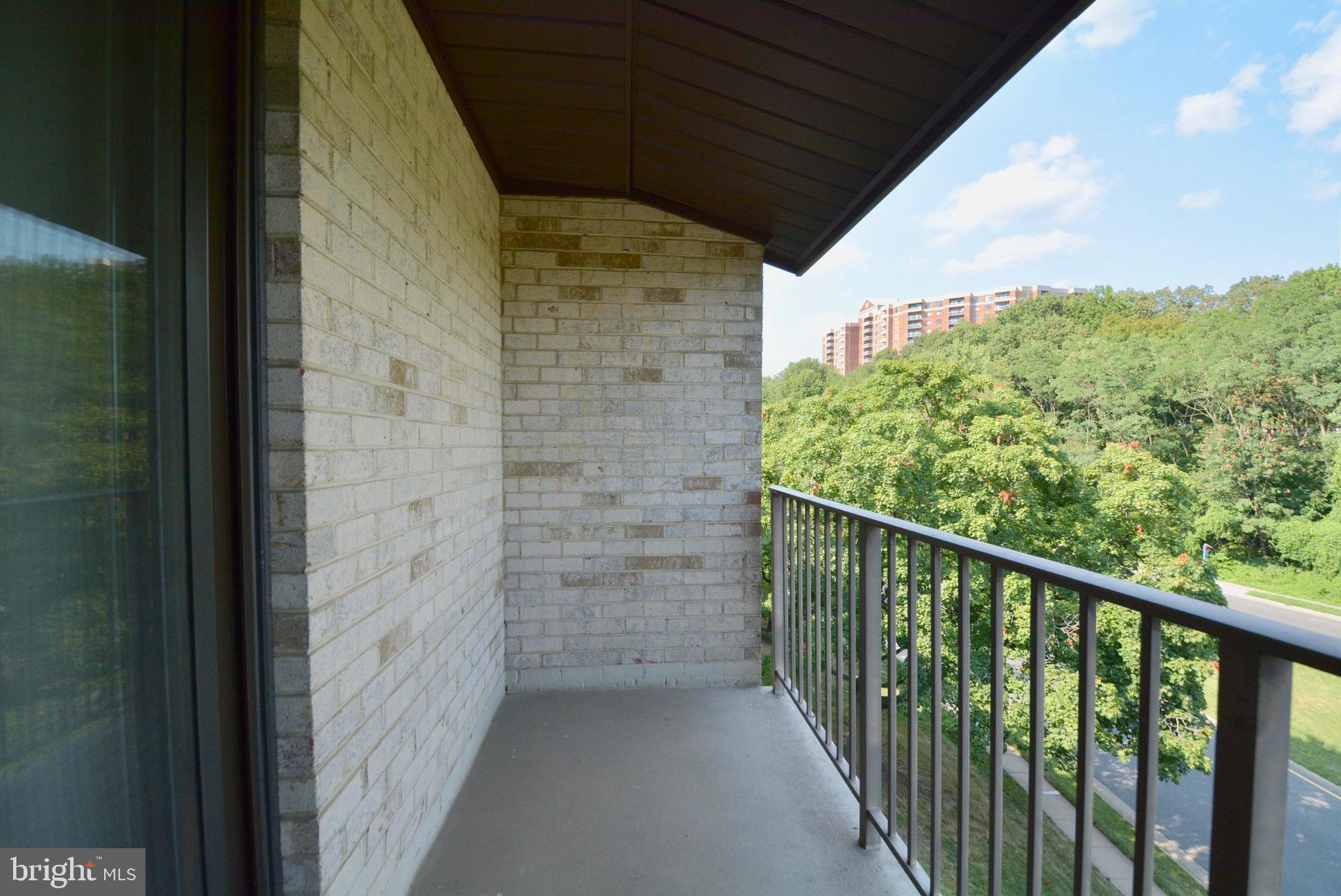 6139 Edsall Road, Unit M Alexandria, VA 22304 - Photo 23 of 24 Large balcony with tree view