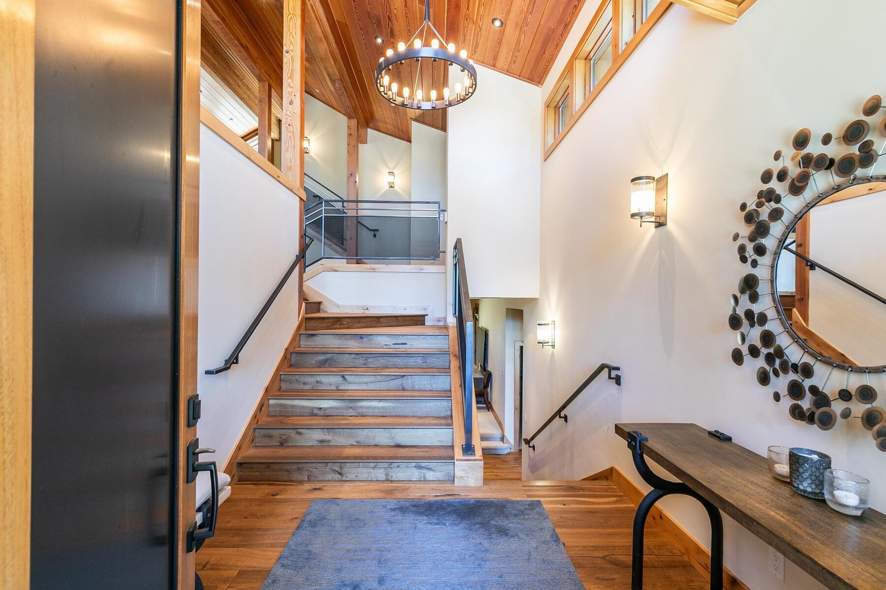 230 Shoshone Way Olympic Valley, CA 96146 - Photo 2 of 9 a view of entryway and hall with wooden floor