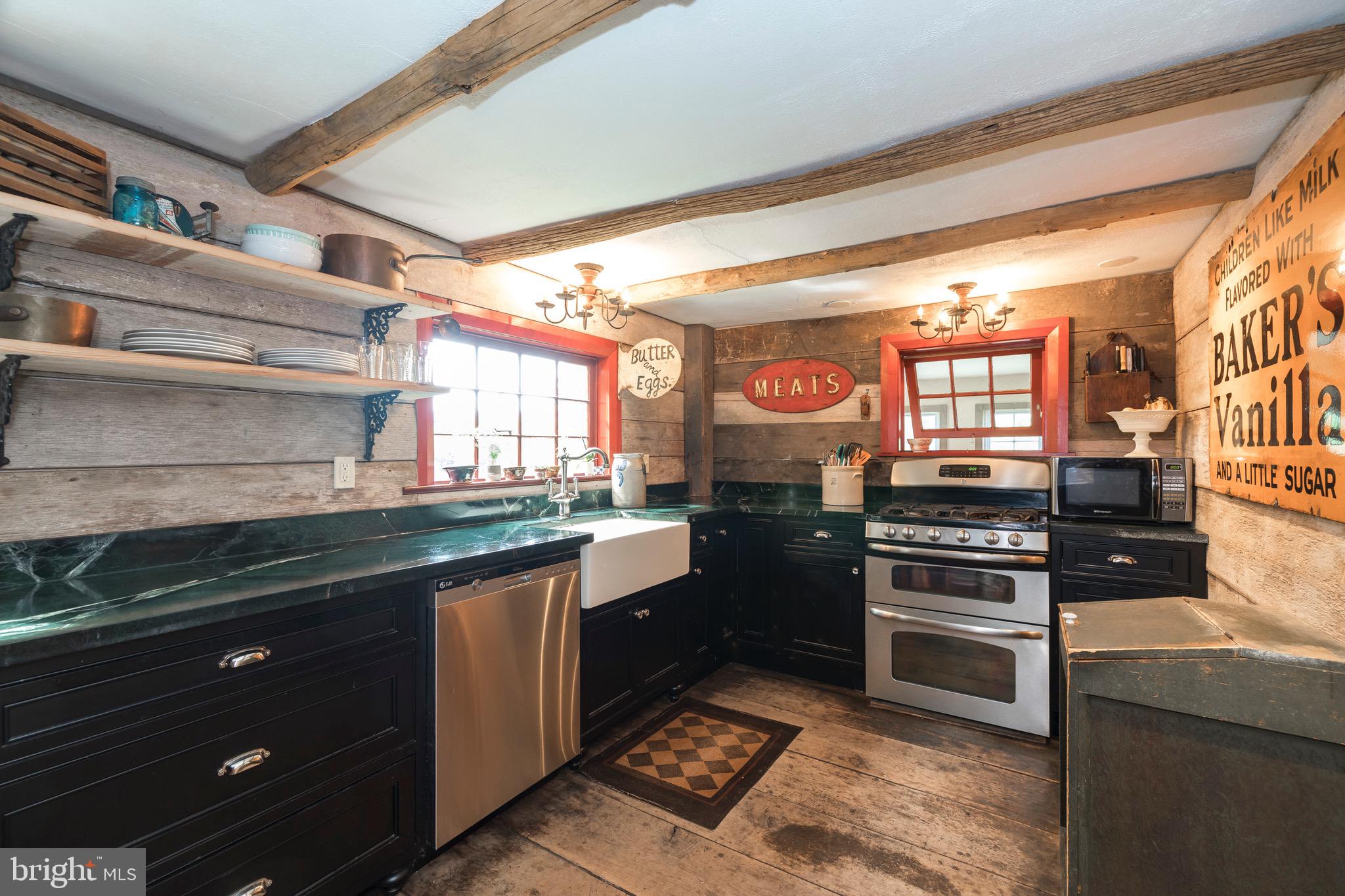 155 Mill Road Morgantown, PA 19543 - Photo 24 of 57 Custom newer cabinets and farm sink