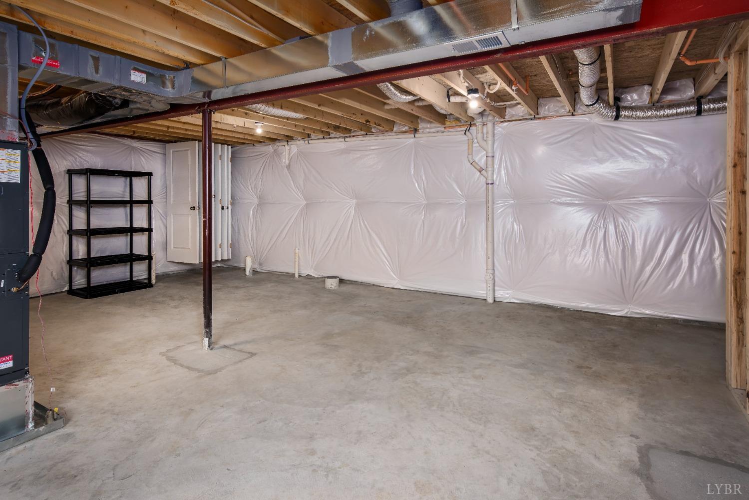 121 Robinia Road Lynchburg, VA 24501 - Photo 16 of 19 Similar to Photo - Unfinished Basement