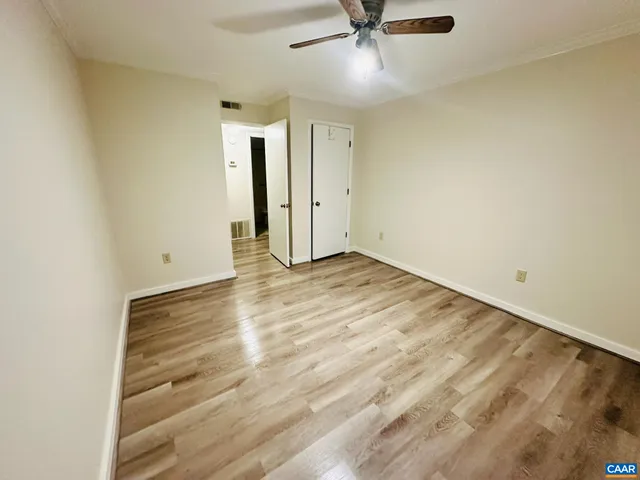 wooden floor in an empty room