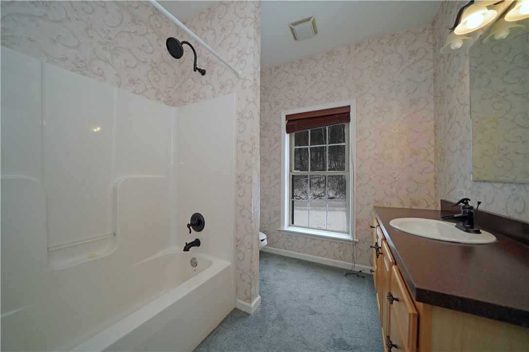 1749 Brown Hollow Road Caton, NY 14830 - Photo 23 of 41 Full bath off hallway to bedrooms