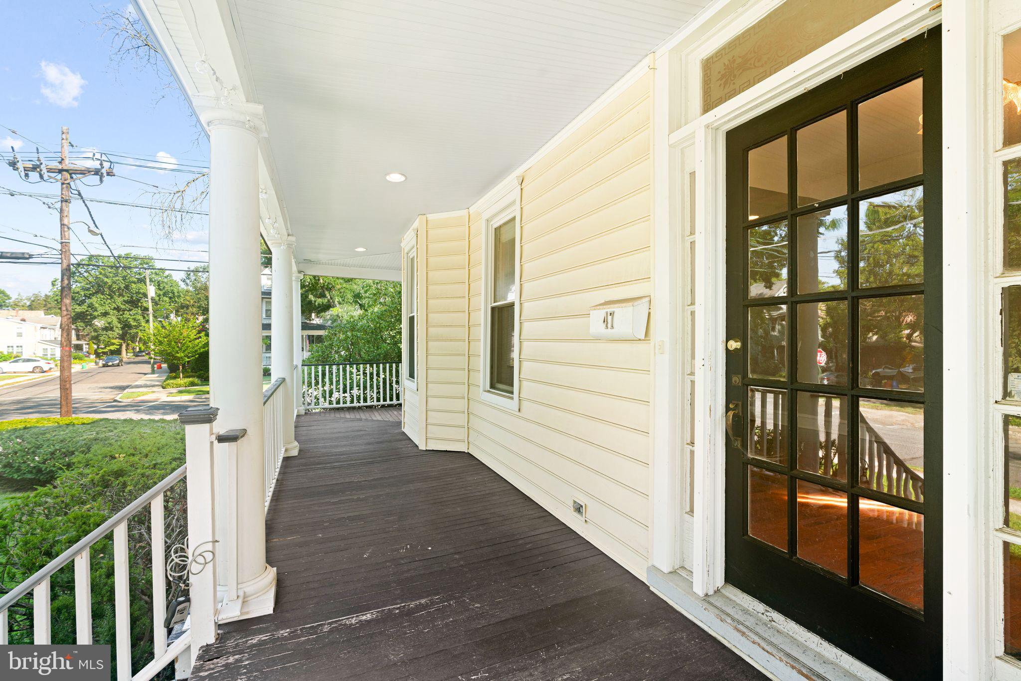 47 Estaugh Avenue Haddonfield, NJ 08033 - Photo 3 of 19 a view of a balcony