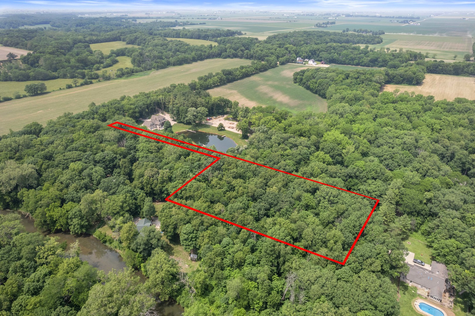 4006 East 1950th Road Sheridan, IL 60551 - Photo 13 of 26 an aerial view of a houses with a yard