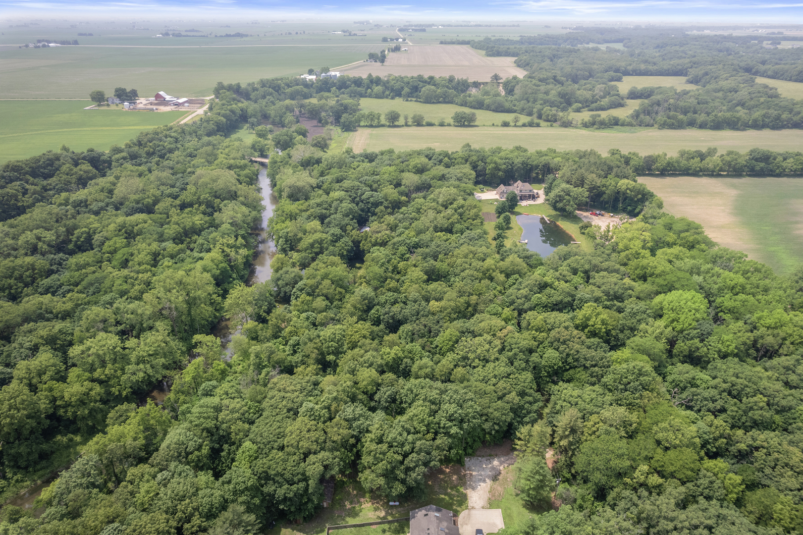 4006 East 1950th Road Sheridan, IL 60551 - Photo 16 of 26 an aerial view of a houses with outdoor space and trees