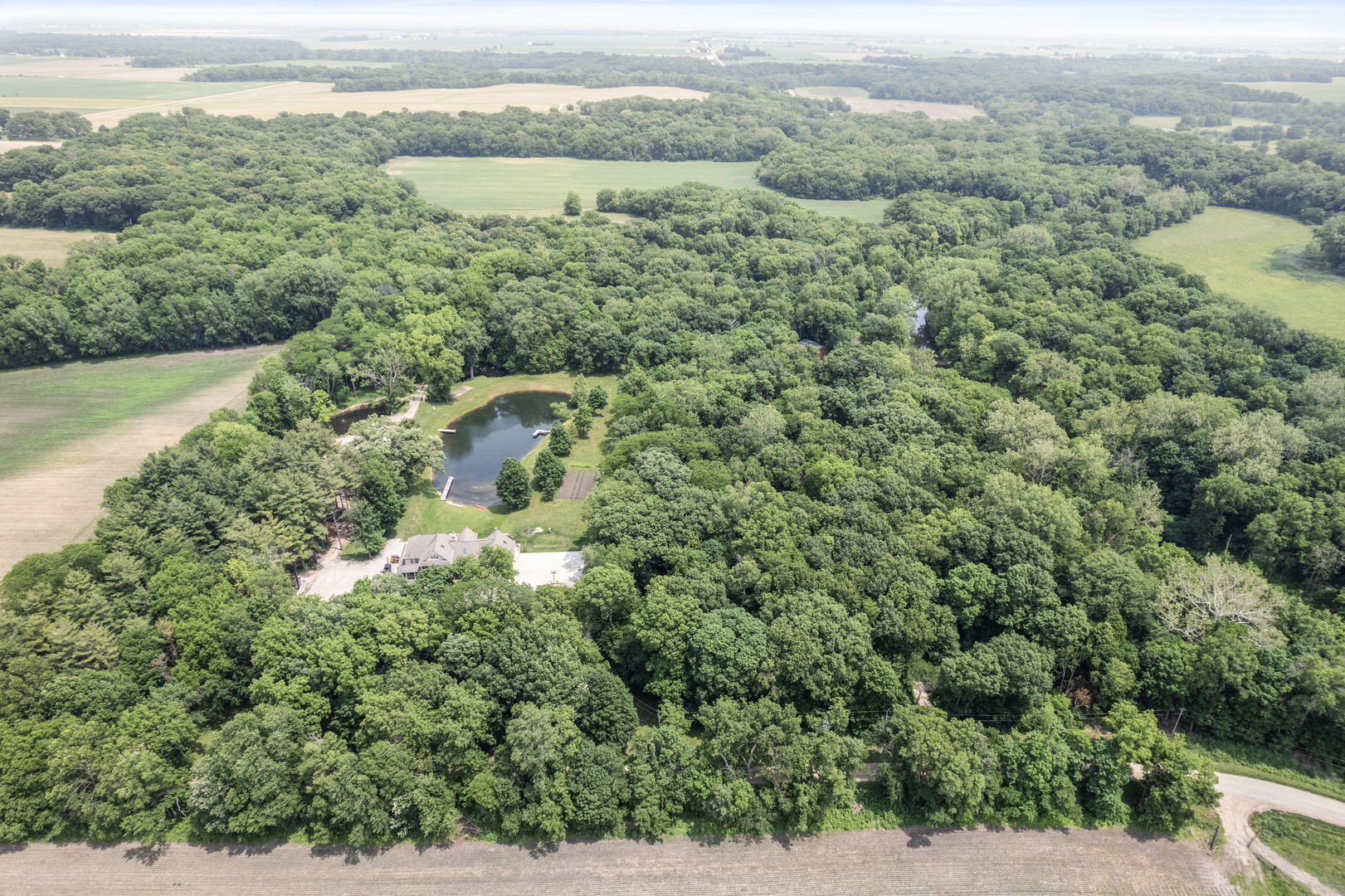 4006 East 1950th Road Sheridan, IL 60551 - Photo 6 of 26 a view of a green yard with an outdoor seating
