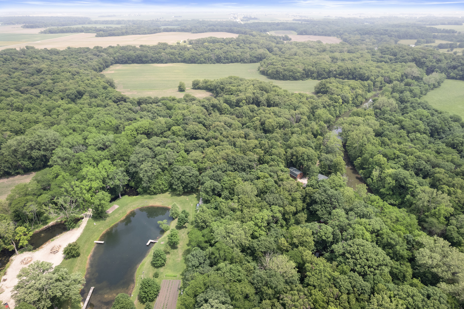 4006 East 1950th Road Sheridan, IL 60551 - Photo 8 of 26 a view of a lake with a mountain in the background