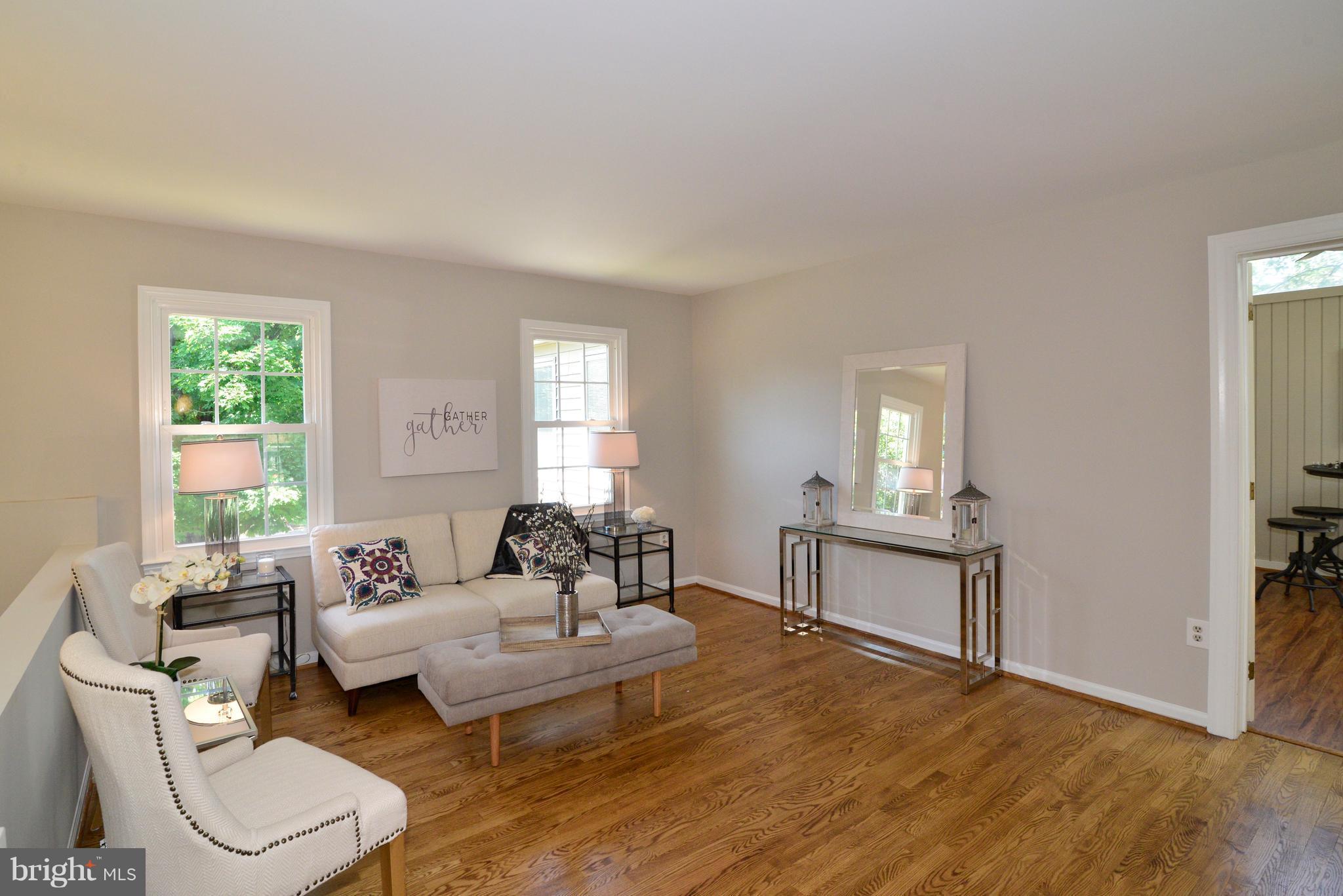 1515 Coat Ridge Road Herndon, VA 20170 - Photo 5 of 30 Living Room Opens to Great Room.