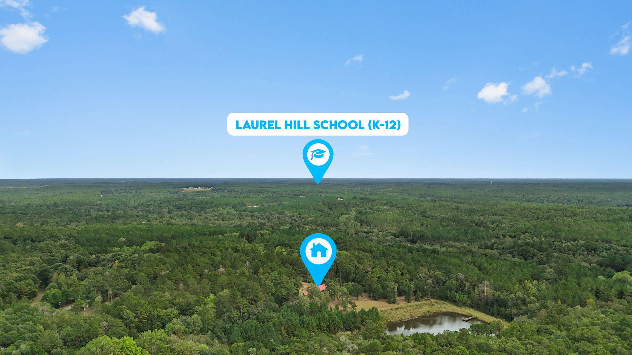 3350 New Ebenezer Road Laurel Hill, FL 32567 - Photo 44 of 53 a view of a back yard