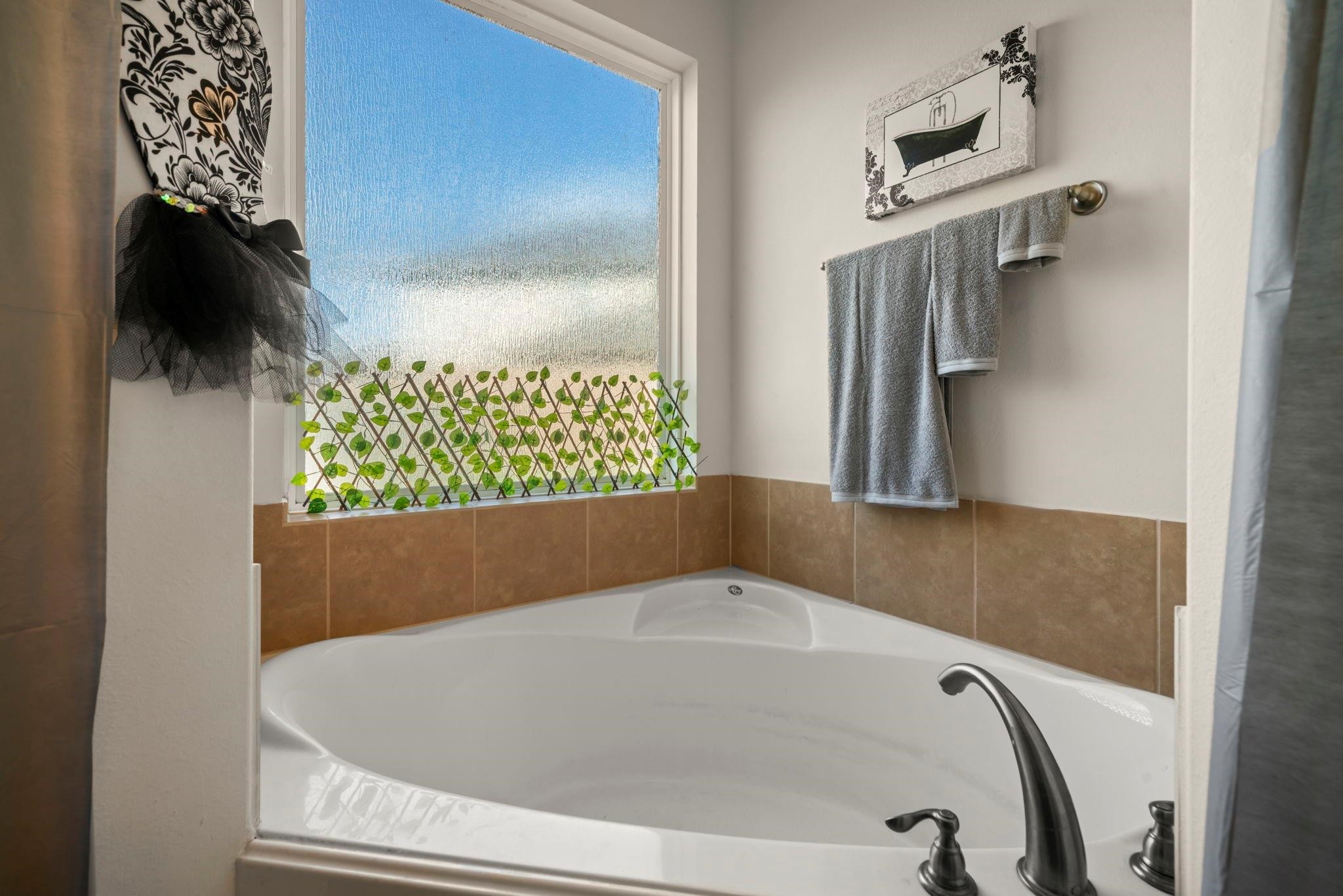 9939 Clear Diamond Drive Rosharon, TX 77583 - Photo 22 of 30 a bathroom with a bathtub