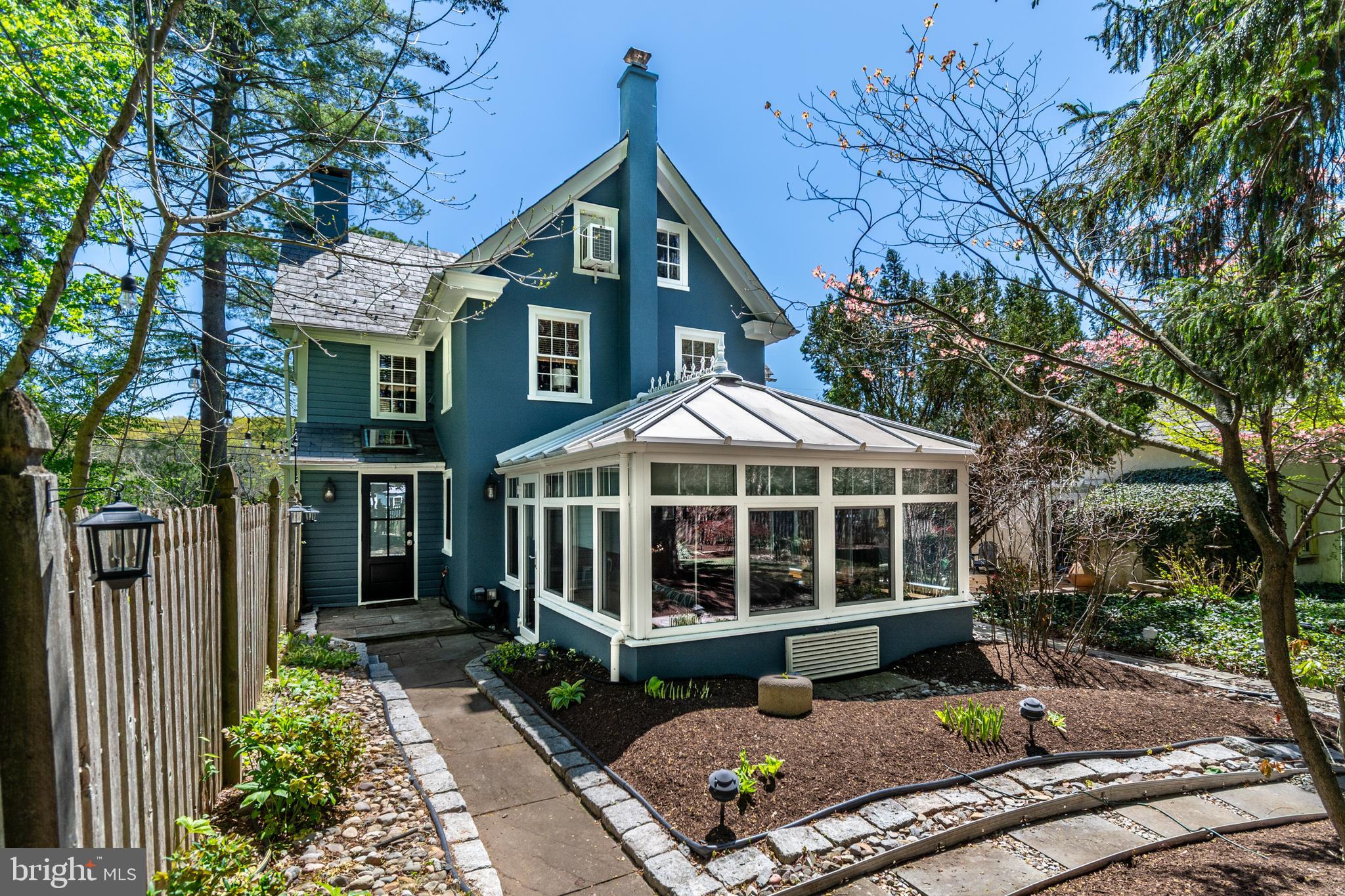 6103 Upper York Road New Hope, PA 18938 - Photo 6 of 81 Rear Exterior View Showing the Sunroom