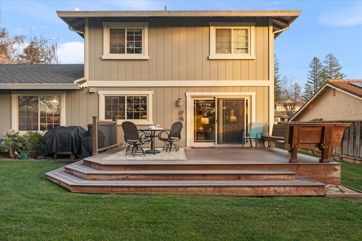 16715 Trail Drive Morgan Hill, CA 95037 - Photo 39 of 45 a view of a house with a backyard porch and sitting area