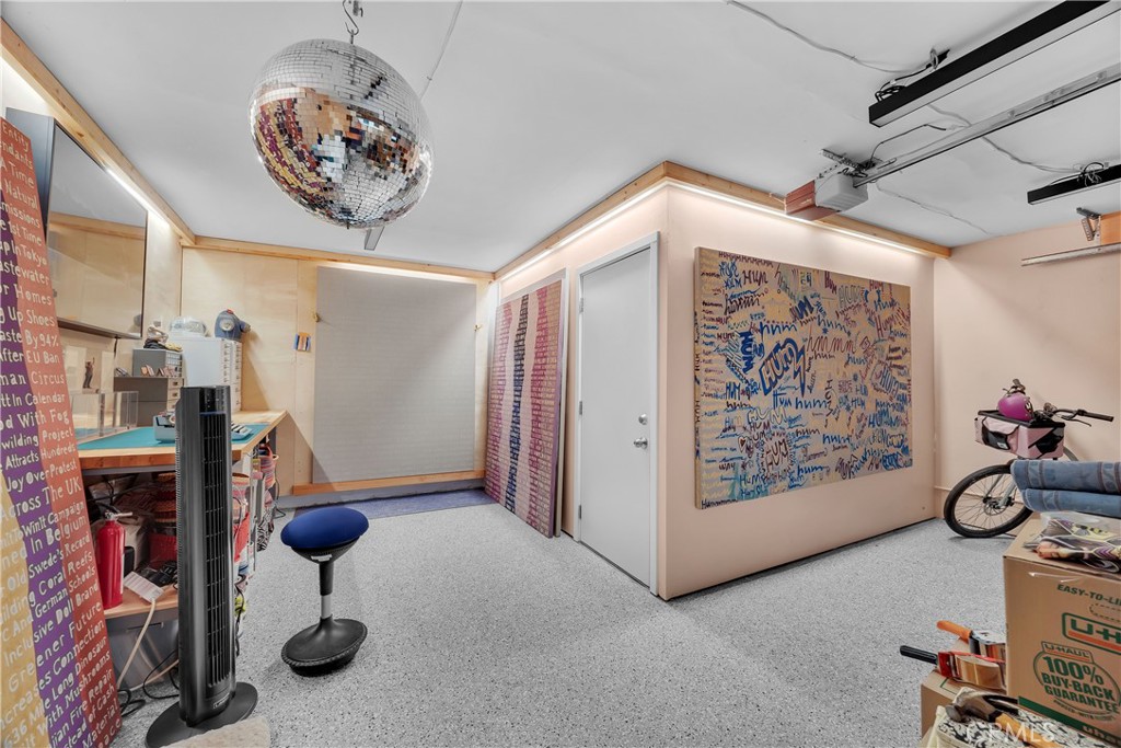 5341 Monterey Road Los Angeles, CA 90042 - Photo 25 of 40 garage with built in sound room/studio storage