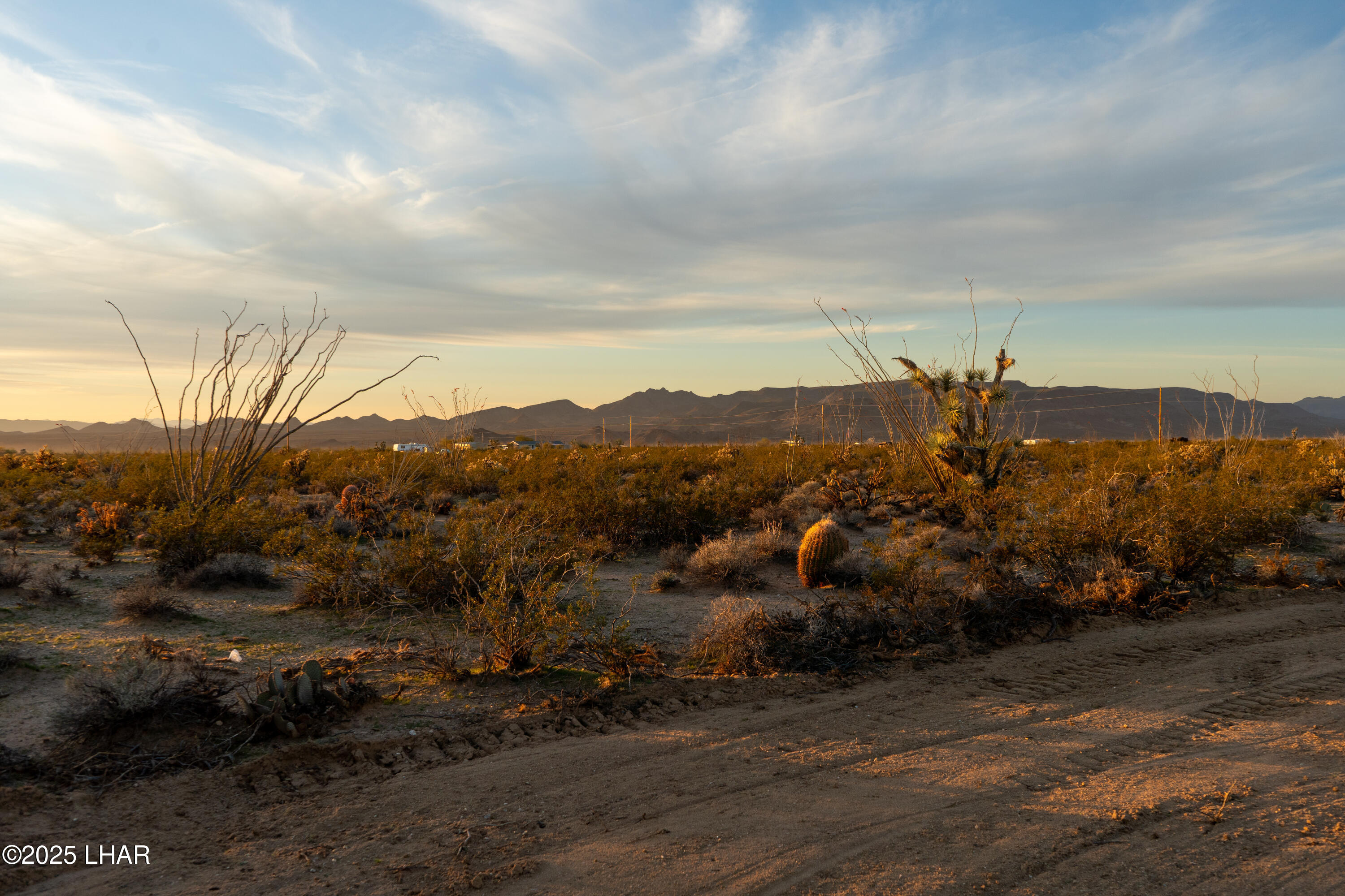 Lot 65 South Cameron Road Yucca, AZ 86438 - Photo 8 of 22 a view of a town with mountains in the background