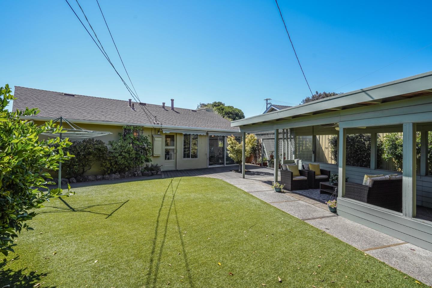 508 Mountain View Avenue Belmont, CA 94002 - Photo 28 of 38 a view of a house with backyard patio and swimming pool