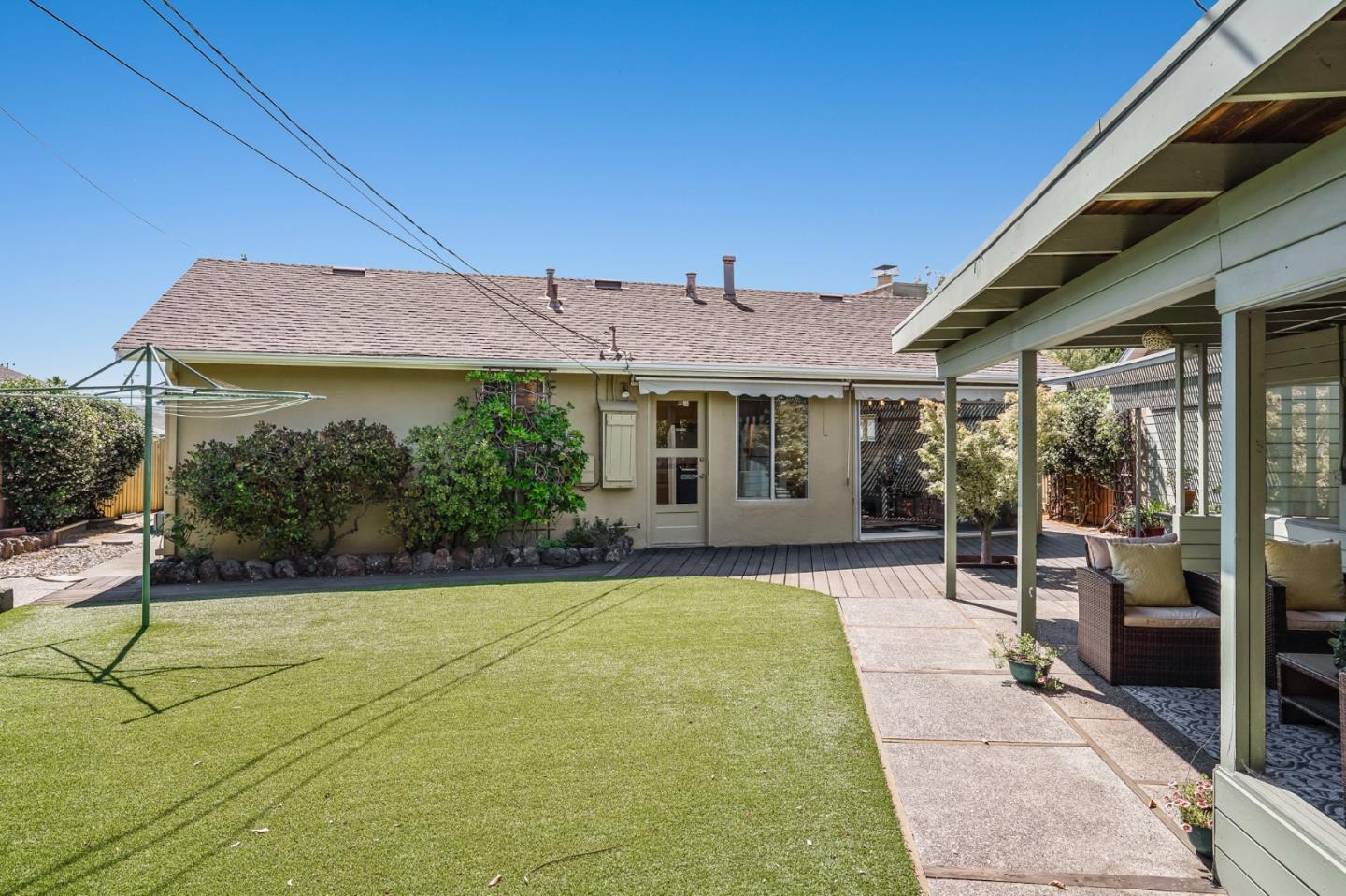 508 Mountain View Avenue Belmont, CA 94002 - Photo 29 of 38 a view of a house with backyard porch and sitting area