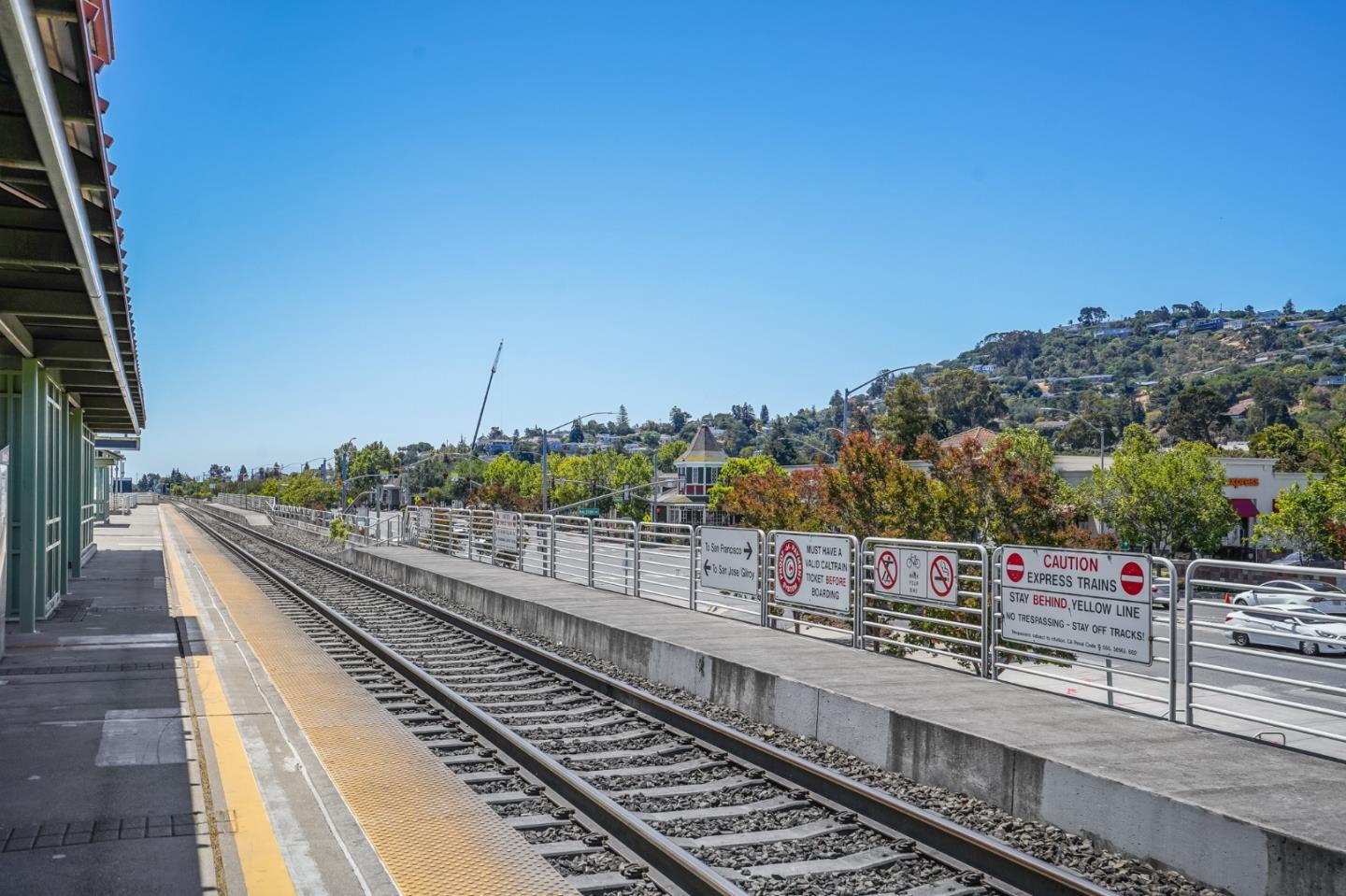 508 Mountain View Avenue Belmont, CA 94002 - Photo 38 of 38 a view of a train track and platform