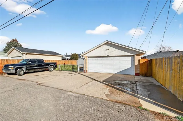 a car parked in front of house