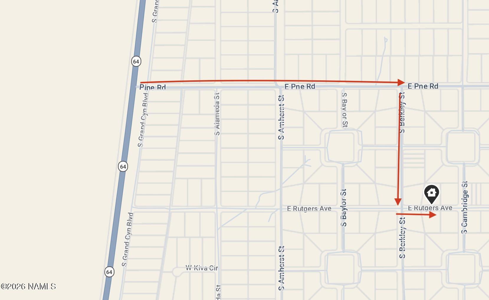 315 East Rutgers Avenue Williams, AZ 86046 - Photo 2 of 8 Map to Rutger