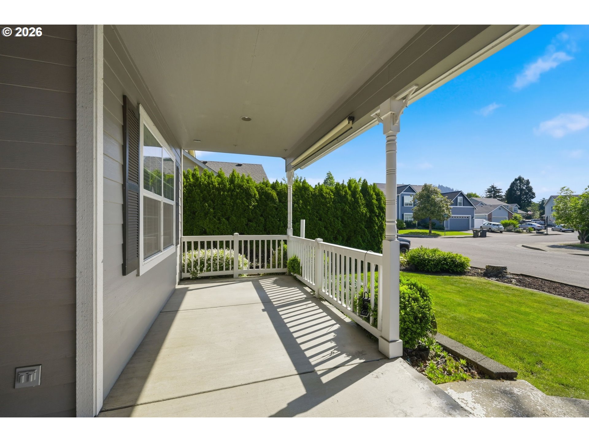 667 72nd Street Springfield, OR 97478 - Photo 5 of 40 a view of a balcony with wooden floor