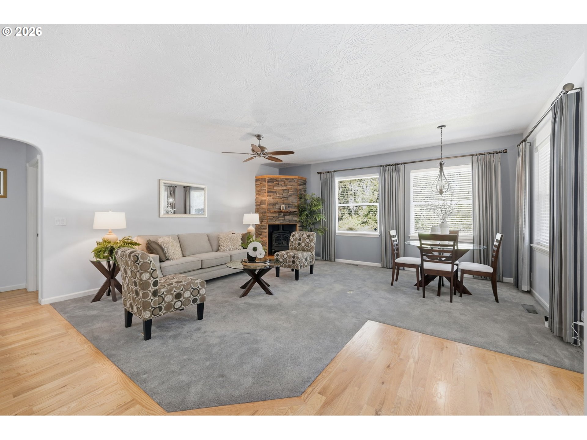 667 72nd Street Springfield, OR 97478 - Photo 9 of 40 a living room with furniture and a large window