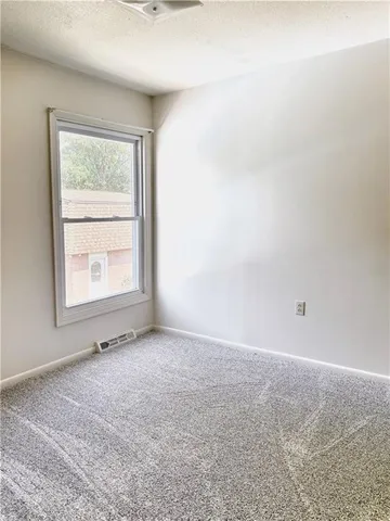 a view of an empty room