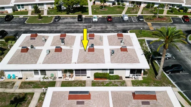 a view of building with outdoor space