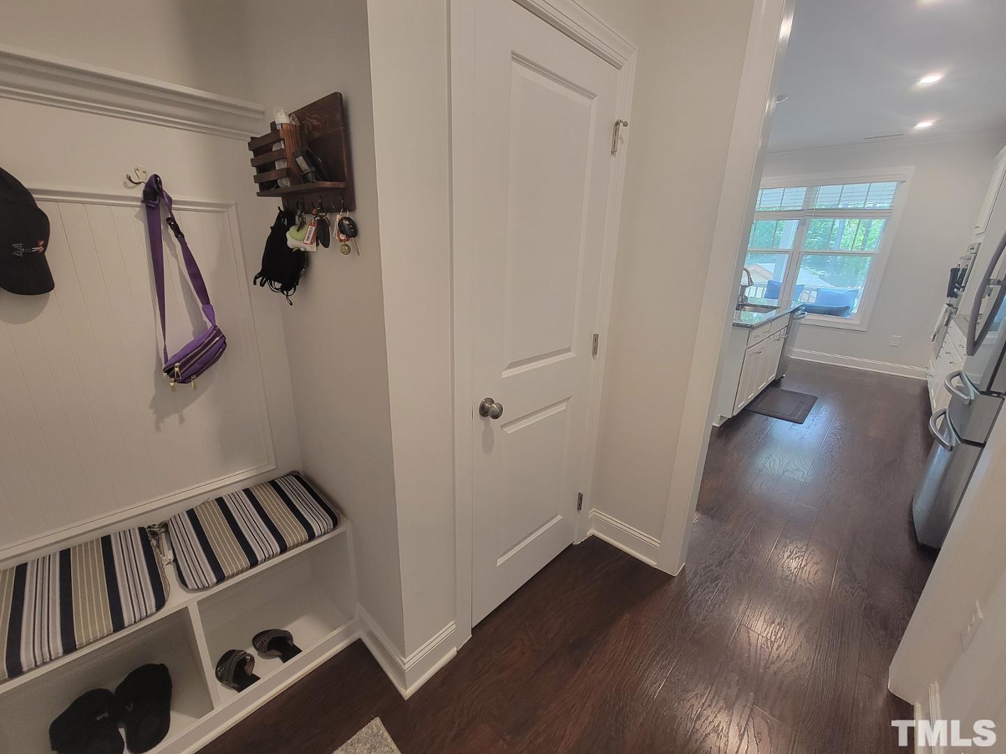 105 Winding Creek Loop Chapel Hill, NC 27517 - Photo 36 of 47 a view of an entryway with wooden floor