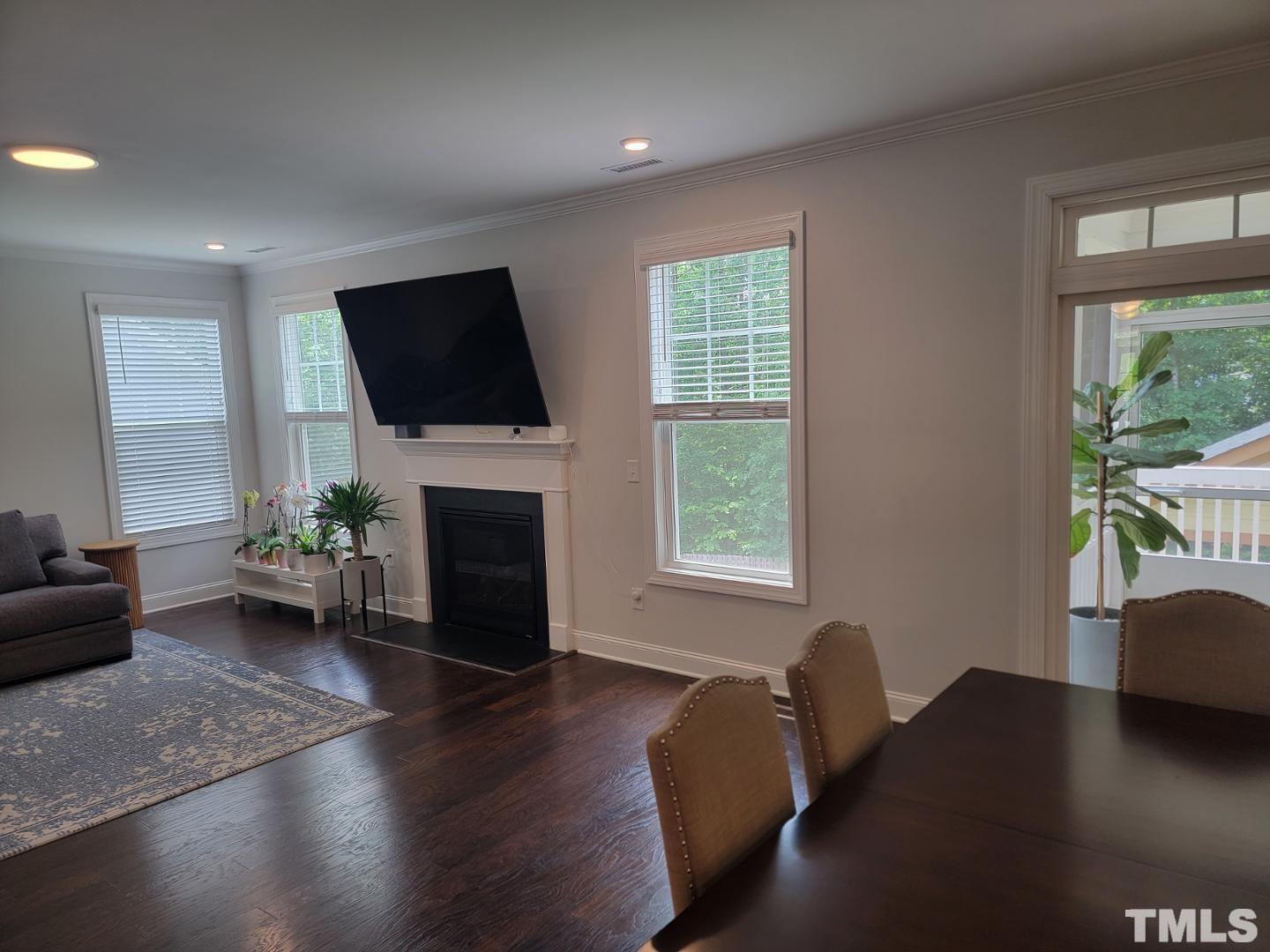 105 Winding Creek Loop Chapel Hill, NC 27517 - Photo 38 of 47 a living room with furniture fireplace and window