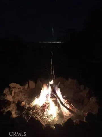 a view of a lake from a balcony