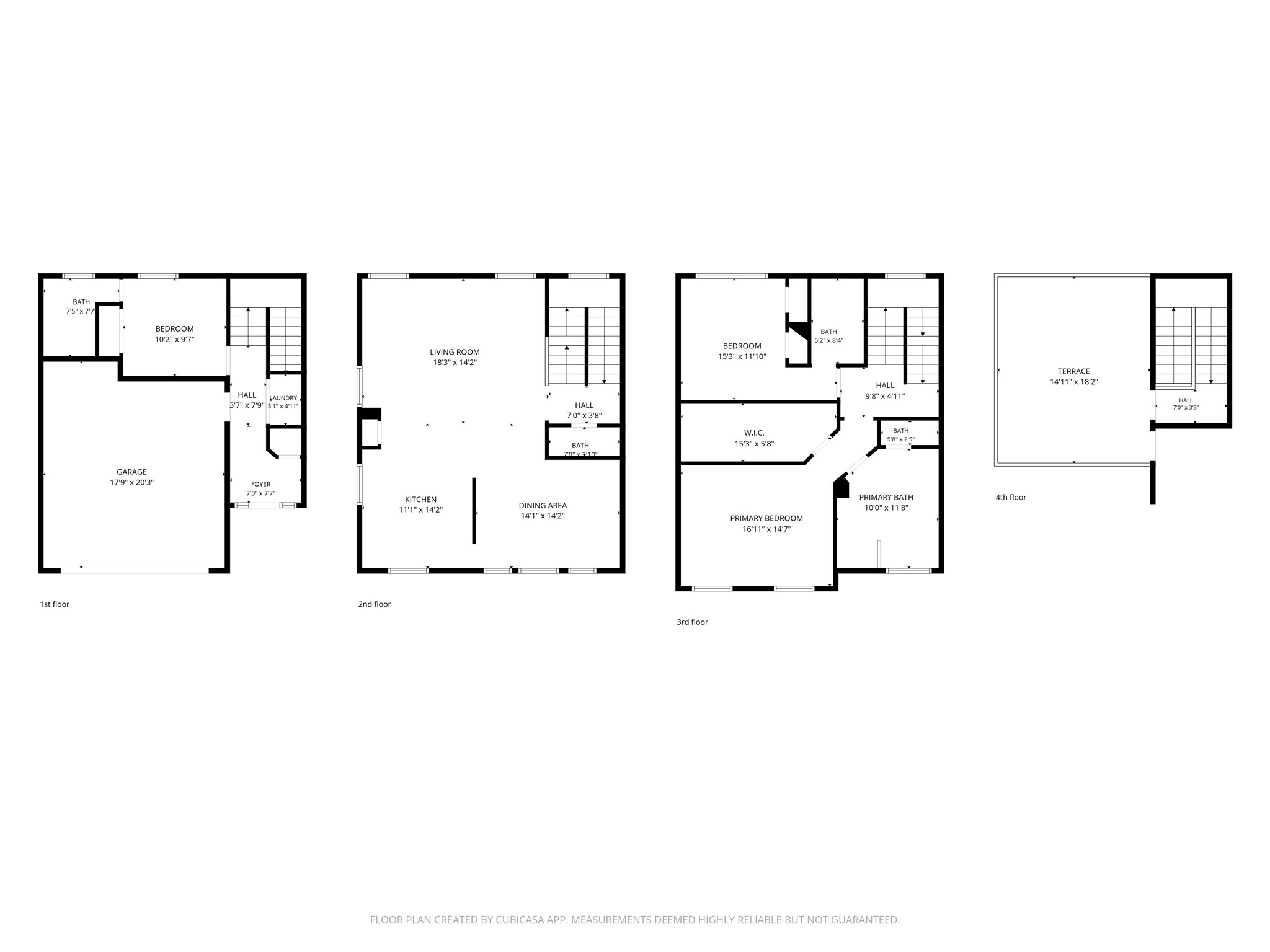 2119 Stuart Street Houston, TX 77004 - Photo 37 of 37 Combined floor plan