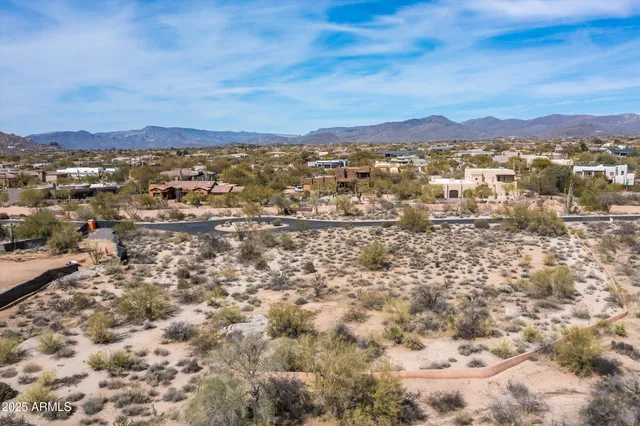 a view of city and mountain