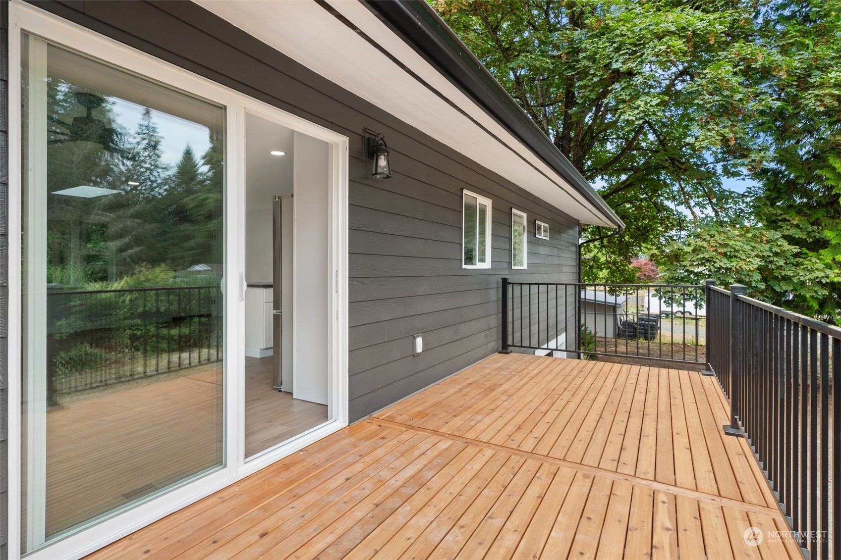 18832 196th Avenue Southeast Renton, WA 98058 - Photo 14 of 33 a balcony view with wooden floor