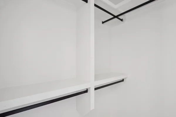 a close up view of racks