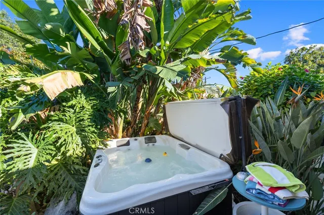 a living room with large windows