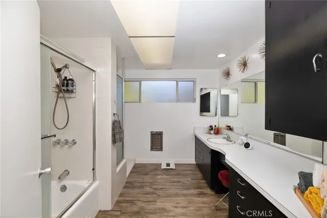 a kitchen with a washer and dryer