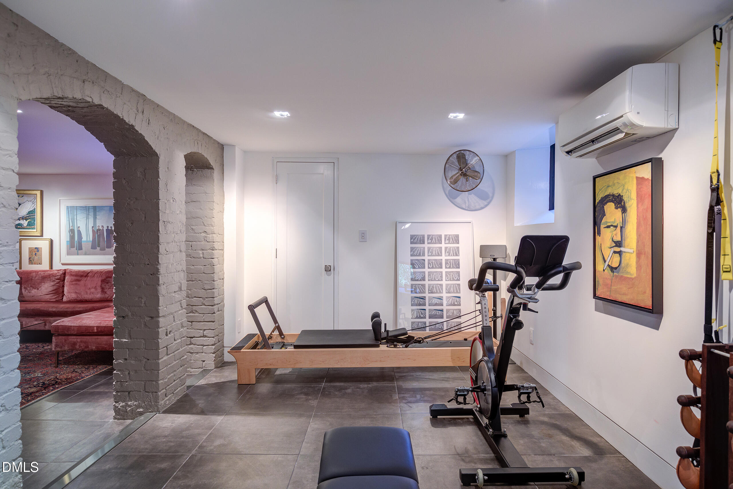 117 Hillcrest Road Raleigh, NC 27605 - Photo 60 of 80 a view of a room with gym equipment
