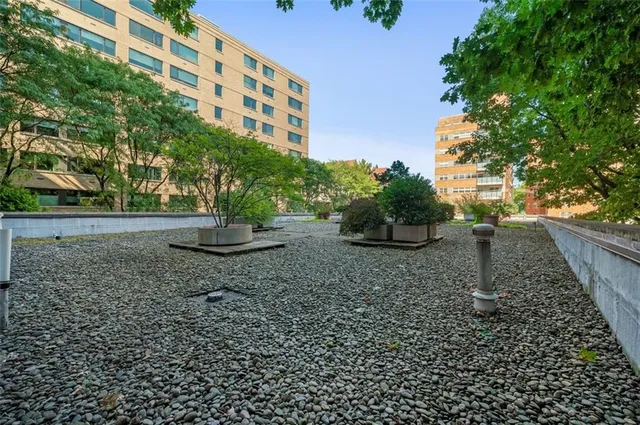 a backyard of a house