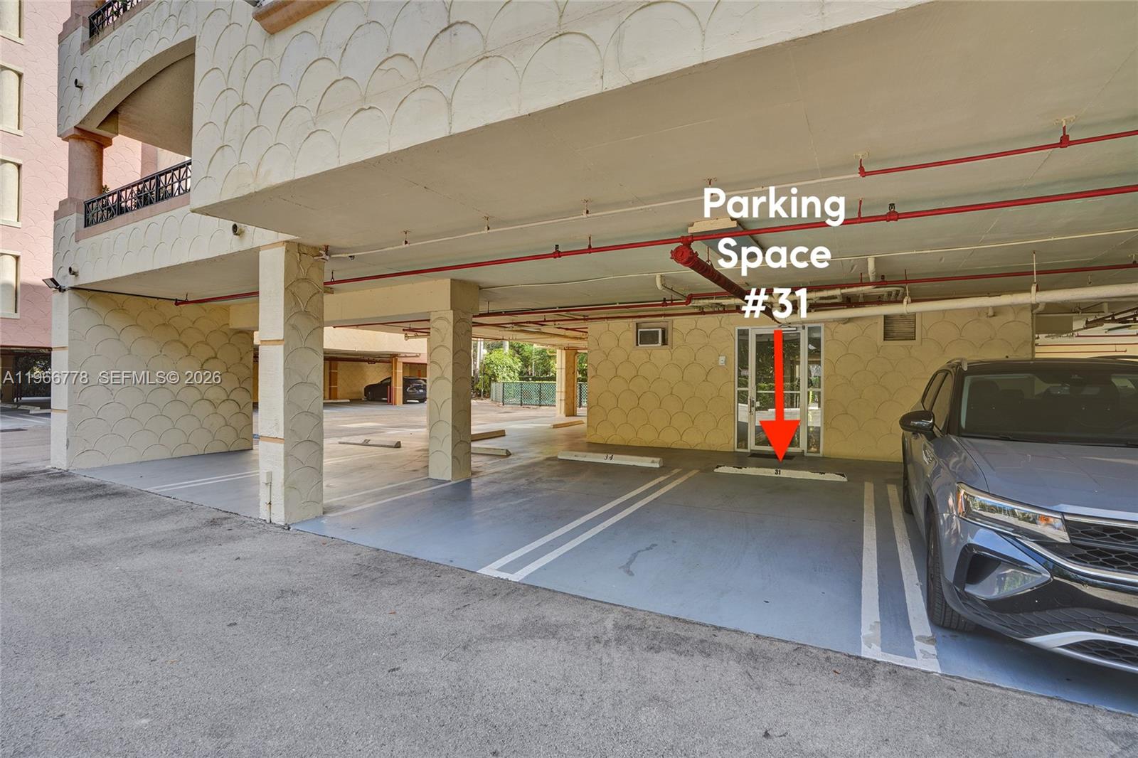 1834 Brickell Avenue, Unit 31 Miami, FL 33129 - Photo 34 of 35 a view of a garage with furniture