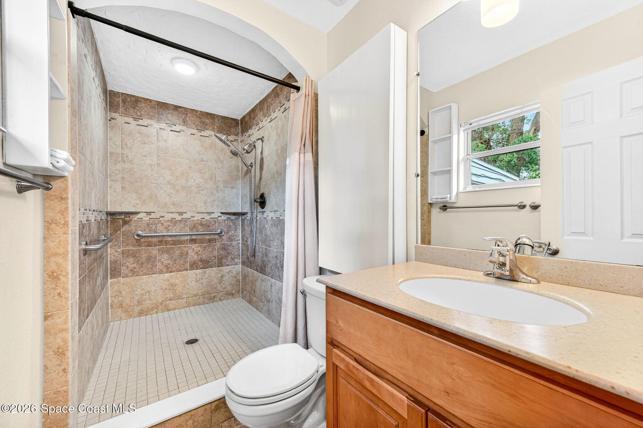 2737 Cherbourg Road Cocoa, FL 32926 - Photo 23 of 44 That is a 5 X 6 TILED SHOWER!