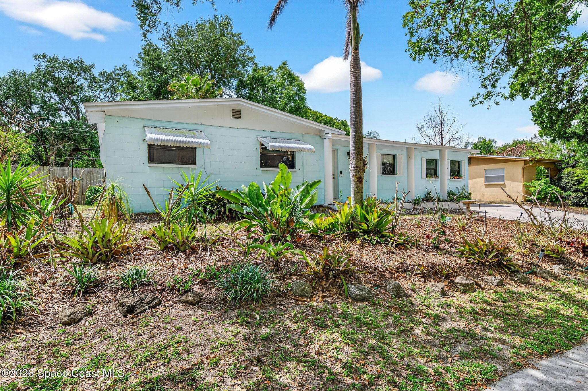 2737 Cherbourg Road Cocoa, FL 32926 - Photo 39 of 44 Natural Easy Maintance Landscaping