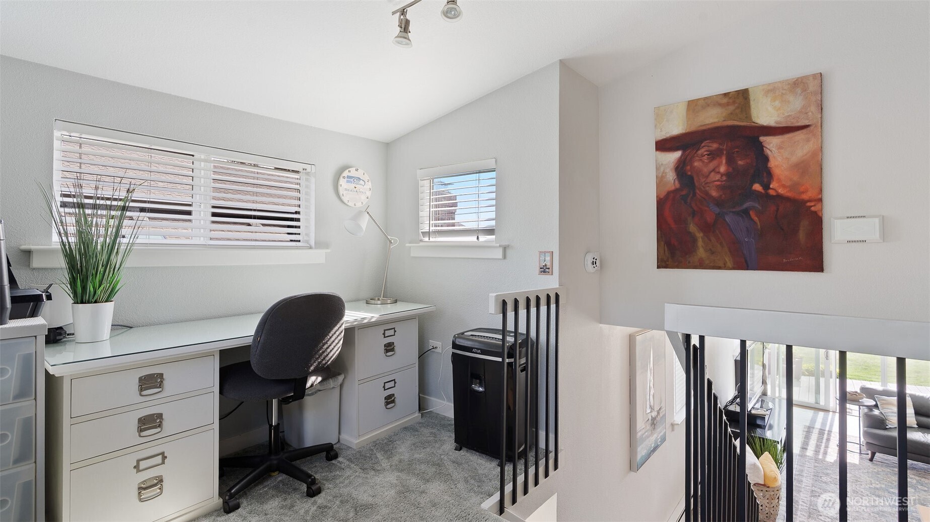 1406 Potlatch Beach Road Marysville, WA 98271 - Photo 22 of 40 a view of a workspace with furniture and a window