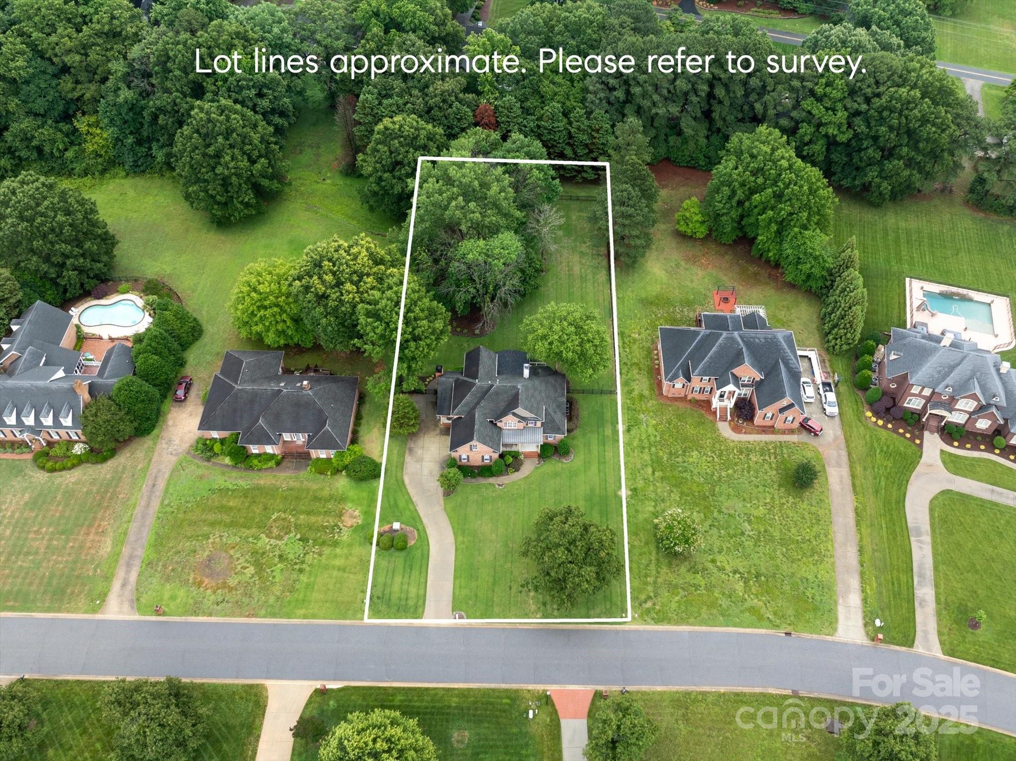 1912 Windmere Drive Monroe, NC 28110 - Photo 36 of 37 an aerial view of a play ground and trees all around